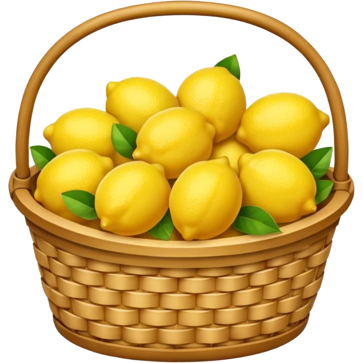 Cestino di limoni emoji
