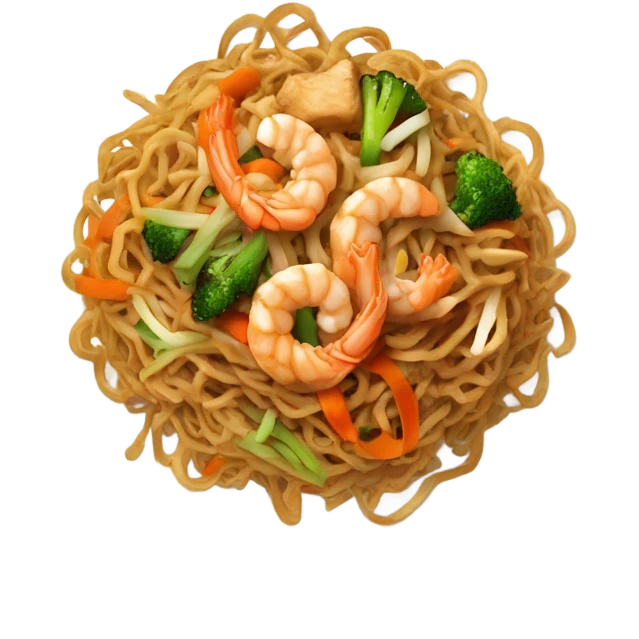 Chow mein emoji