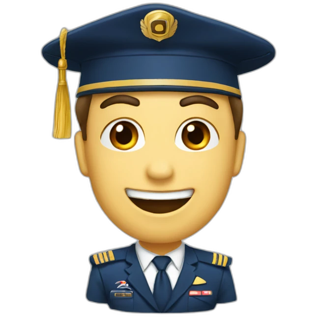 Diplôme aviation emoji