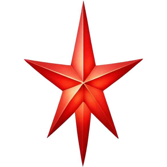 Kırmızı yıldız emoji