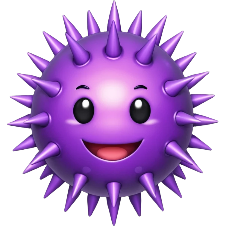 purple virus emoji