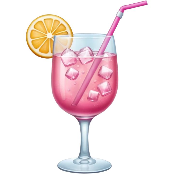 simple pink drink emoji