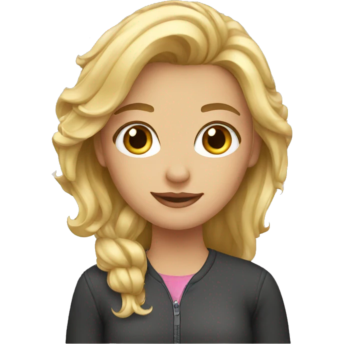 blonde girl emoji