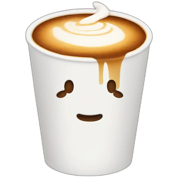 sad latte emoji