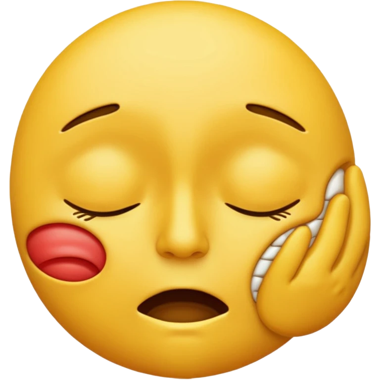 YELLOW EMOJI PAIN emoji
