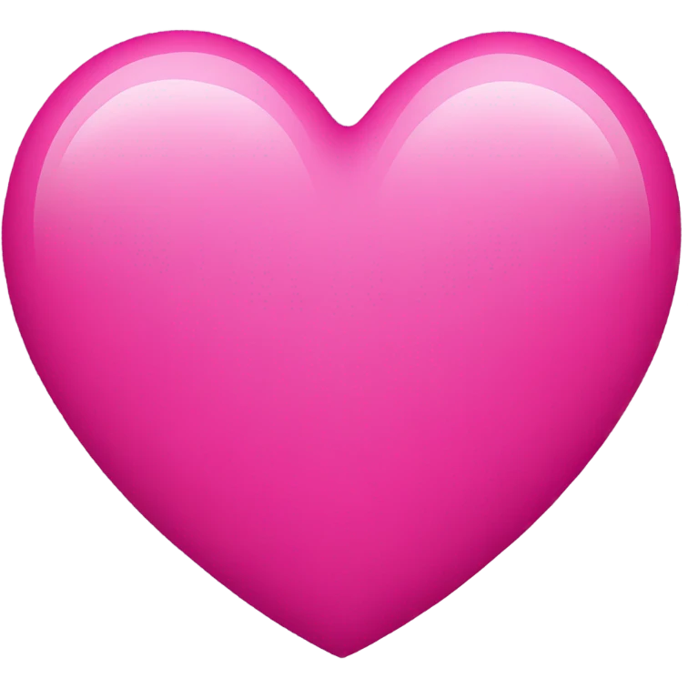 Heart pink emoji