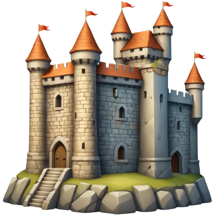 old castle  emoji