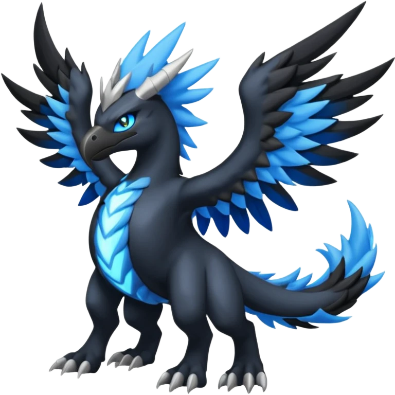 Nargacuga-Zekrom-fusion (full body) emoji