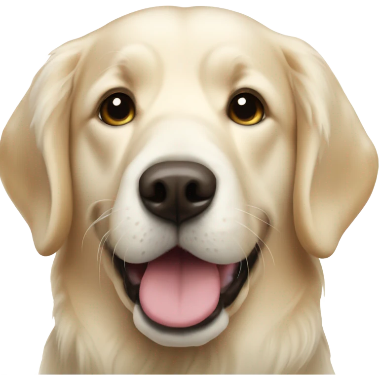 English cream retriever  emoji