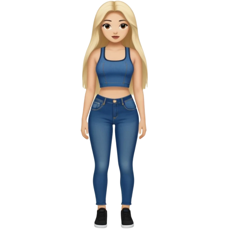 a slim thick baddie emoji