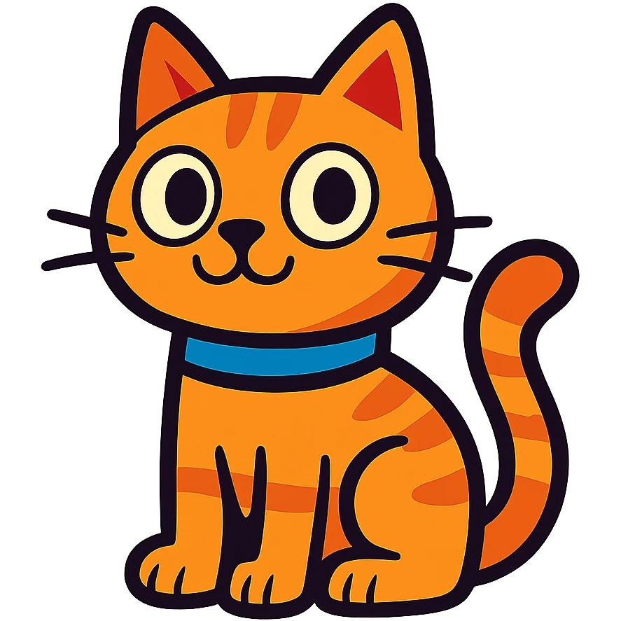 cartoon cat emoji