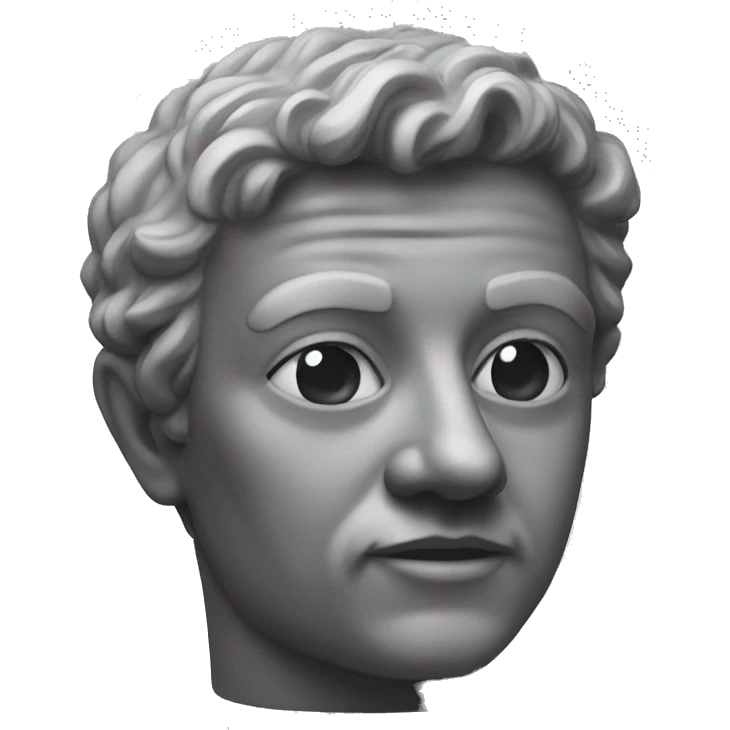A statue  emoji