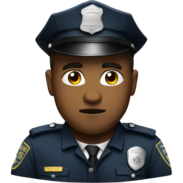 Moody police  emoji