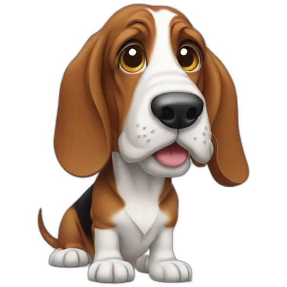 Basset hound emoji