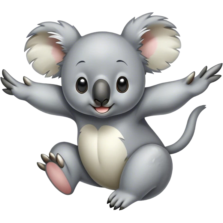 Flying koala emoji