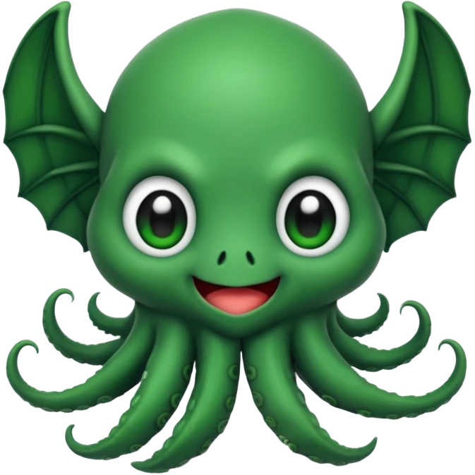 cute chibi ctulhu emoji