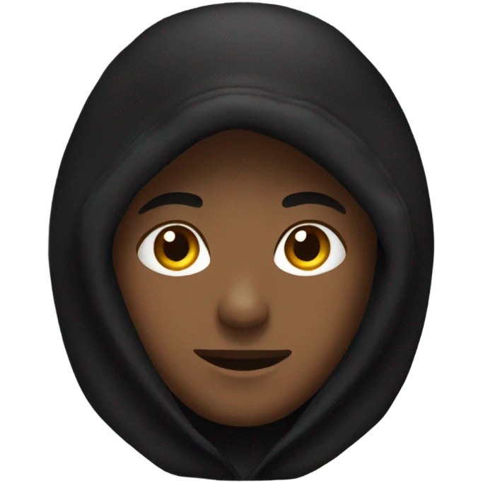 Black hoody emoji
