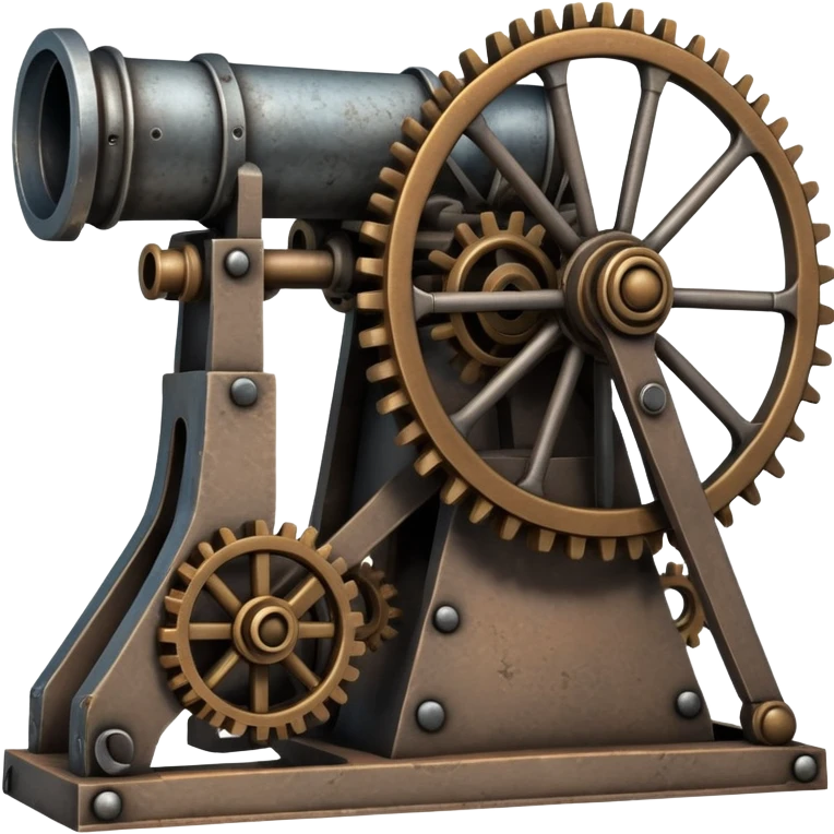 Crank double barrel musket turret emoji