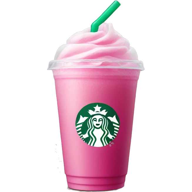 starbucks pink drink emoji