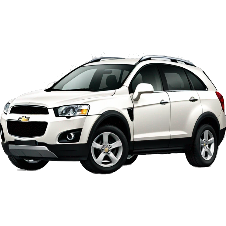 Car Chevrolet captiva behind emoji