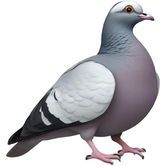 Fat wood pigeon emoji