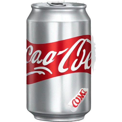 A happy diet coke can emoji