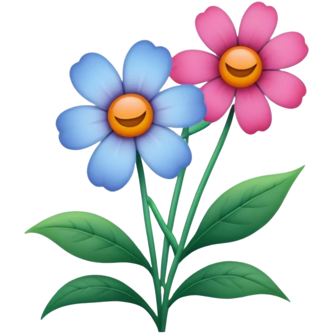 Flower line emoji