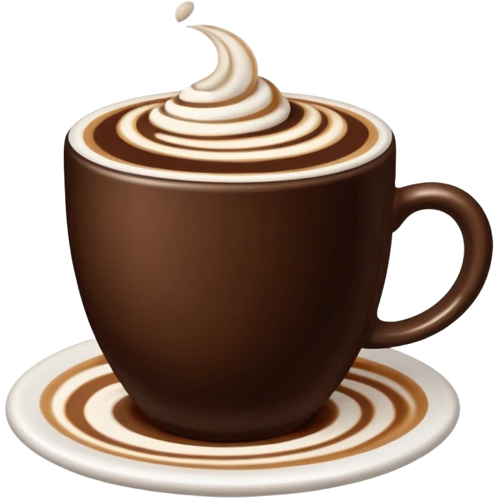 Just a normal cup no creamMocha emoji emoji