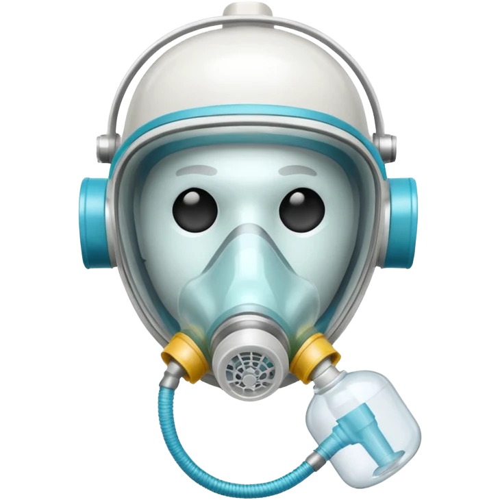 emergency oxygen mask emoji