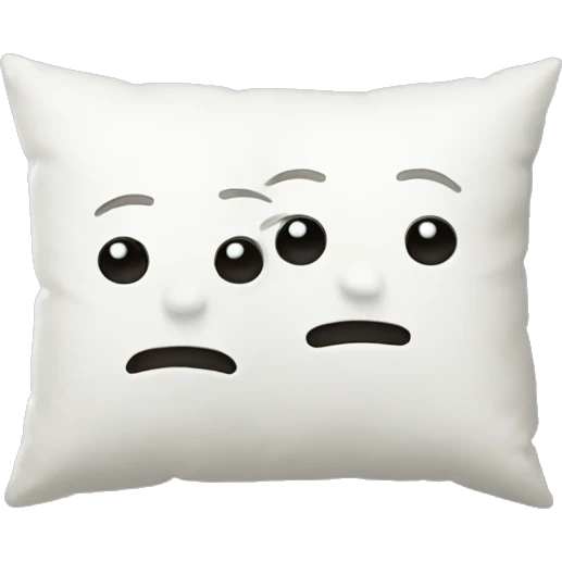 Two white cushions emoji