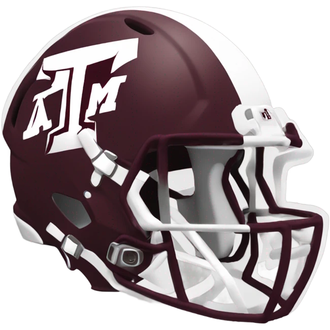 Texas A&M football helmet emoji