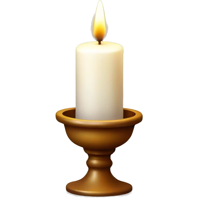 Christmas candle emoji