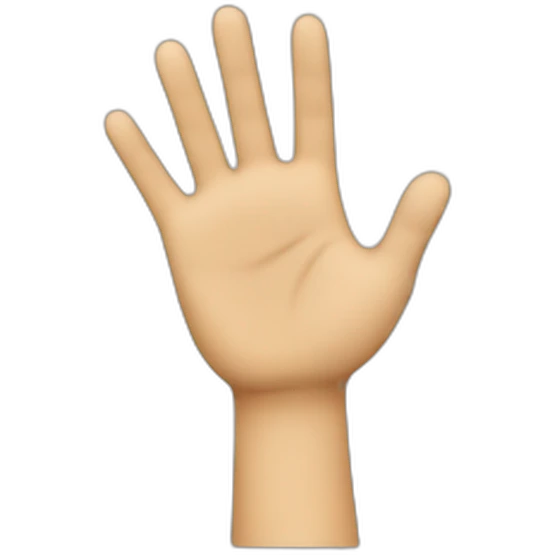 waving hand emoji