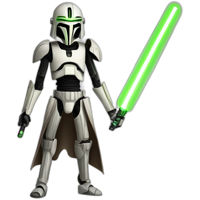 General Grievous holding 4 lightsaber emoji
