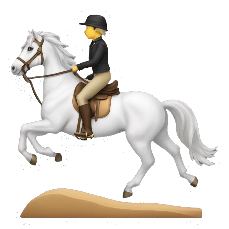 horse riding a horse emoji