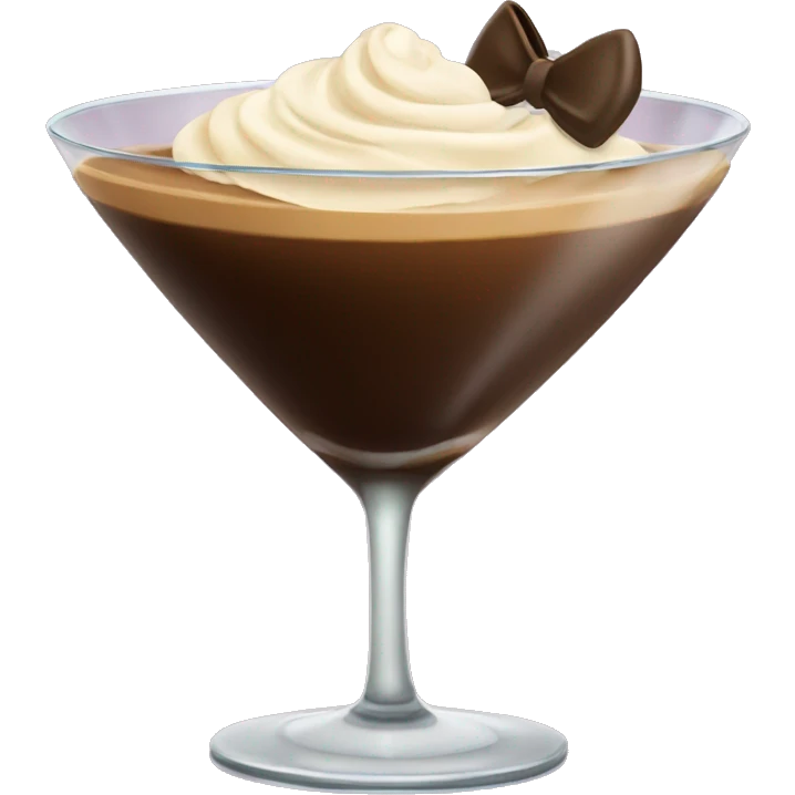 Expresso martini with bow emoji