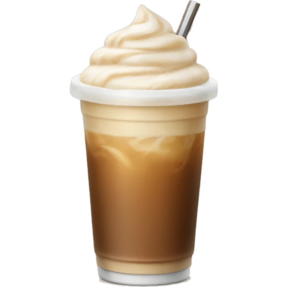 Iced coffee latte emoji