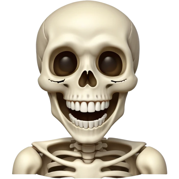  skeleton laughing emoji
