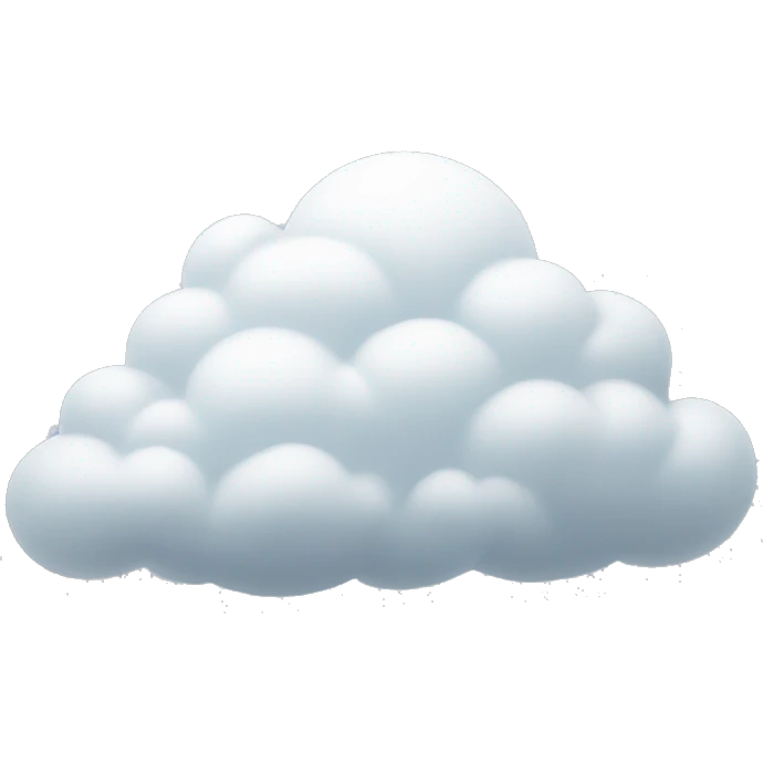 Cloud informatique emoji