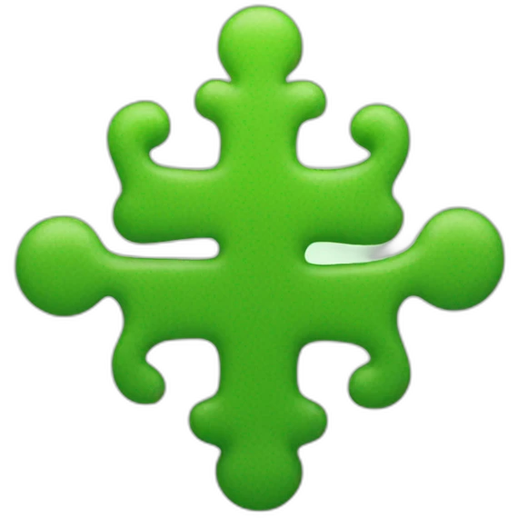 green plus emoji