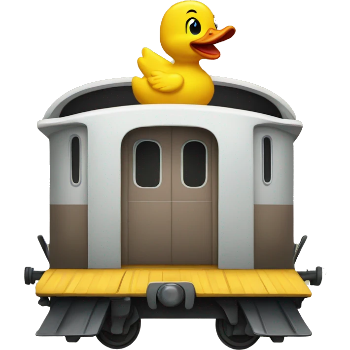 duckie train car emoji