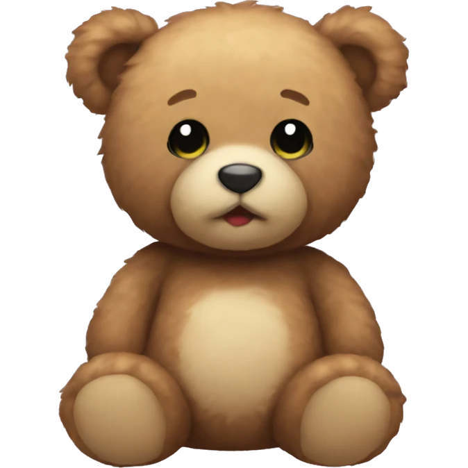 Cute aesthetic teddy bear emoji