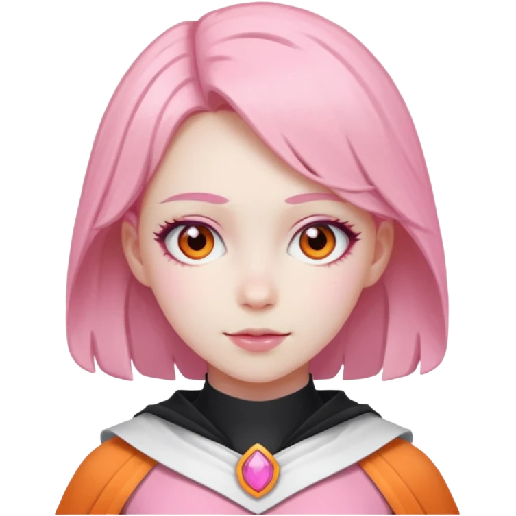 Pinkorangewhite cosplay emoji