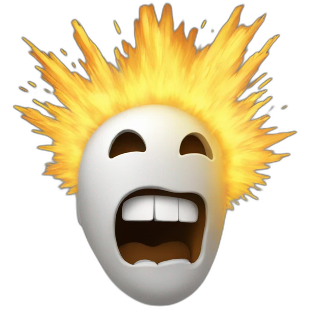explosion head emoji