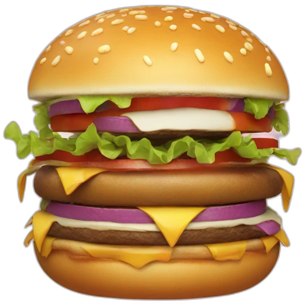 Robot hamburger emoji