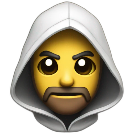 assassin on a wall emoji