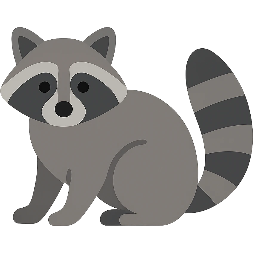 raccoon emoji