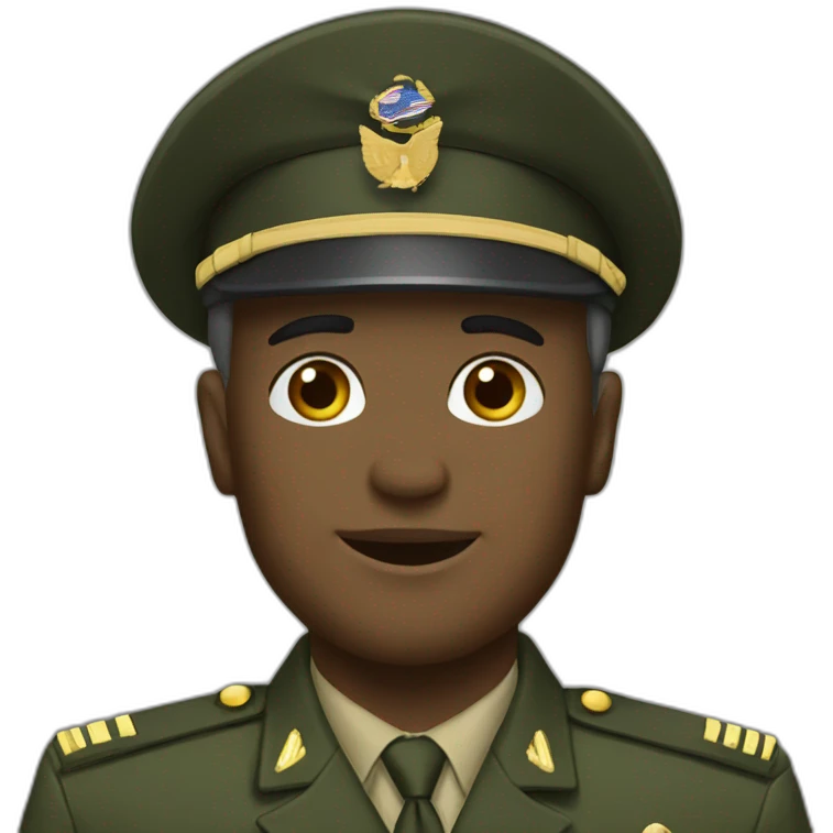 Army commander emoji