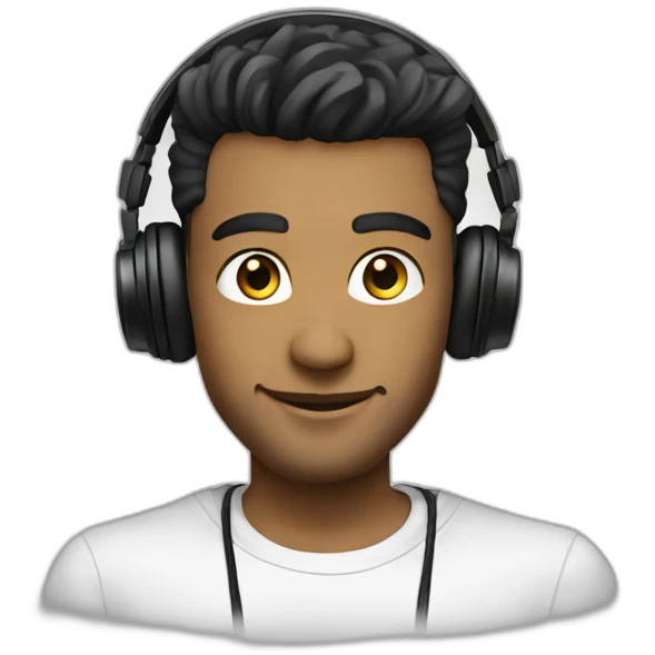 Dj saik white emoji