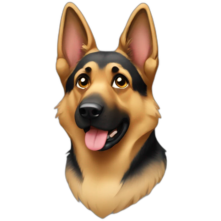 German shepard emoji